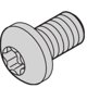 SCHROFF Βίδα με κεφαλή σταυρού, Torx, M2.5 x 6, 100 τεμ.