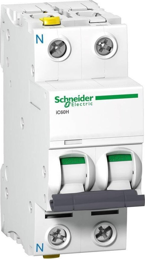 Schneider Electric Wylacznik nadpradowy 1P+N B 16A 10kA AC iC60H-B16-1N A9F06616