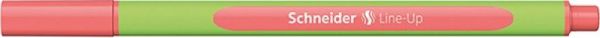 Schneider Line-Up Fineliner Στυλό, 0.4mm, Εργονομικό Τριγωνικό Σχήμα, Κοραλλί