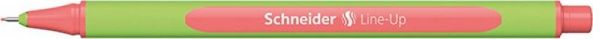 Schneider Line-Up Fineliner Στυλό, 0.4mm, Εργονομικό Τριγωνικό Σχήμα, Κοραλλί
