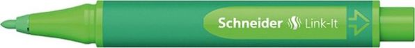 Schneider Μαρκαδόρος Link-it Σκούρο Πράσινο 1.0mm, Μύτη με Ίνες για Σημειώσεις και Σχέδια
