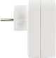 Schwaiger Φορτιστής USB 230V με 2 Θύρες USB και Πρίζα Schuko, Λευκός