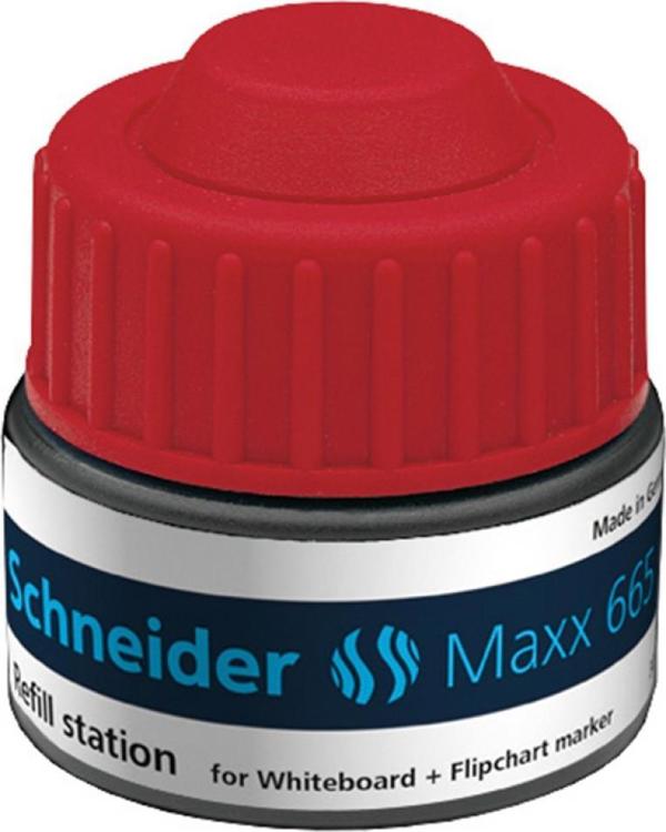 Schneider Σταθμός Αναπλήρωσης Schneider Maxx 665, 30ml, Κόκκινο