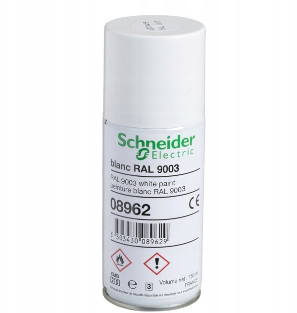 Schneider Electric Prisma Plus, system G &ampamp P, spray do retuszu, RAL9001 LVS08962