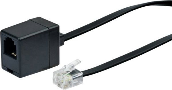 Schwaiger Schwaiger Telefonkabel Verl. RJ11 6P4C -> RJ11 6P4C 10m