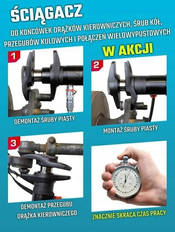 Υδραυλικός αποσυμπιεστής για καρφιά και άρθρωση 4,5τ