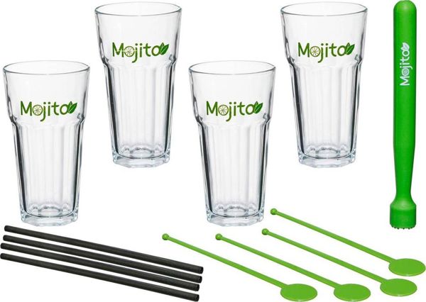 Secret de Gourmet Σετ για Mojito 13 Τεμαχίων με 4 Ποτήρια