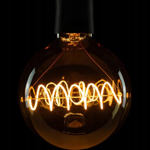 Segula Segula LED Bridge Globe 125 Curved Plus gold E27 6,5W 1900K