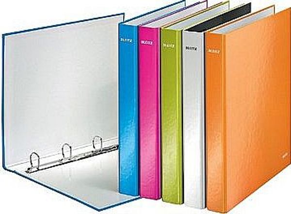 Κλασέρ LEITZ Wow 4-δακτυλίων A4 40mm μωβ (sek6130187)