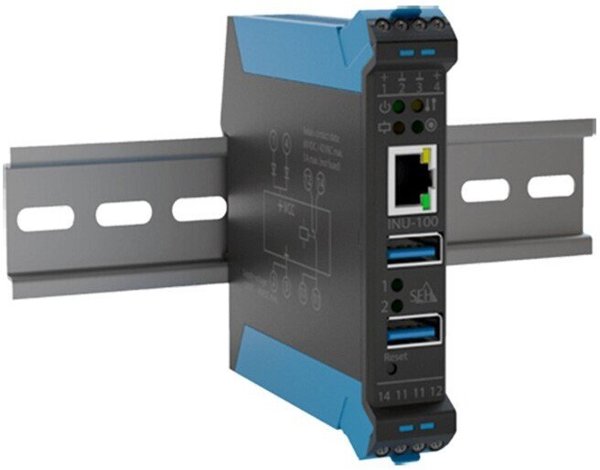 SEH INU-100 USB-DEVICE Server 2xUSB3.0,10/100/1000Base-T,microSD