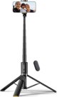 Tech-Protect L08S Bluetooth Selfie Stick & Τρίποδο, Μαύρο
