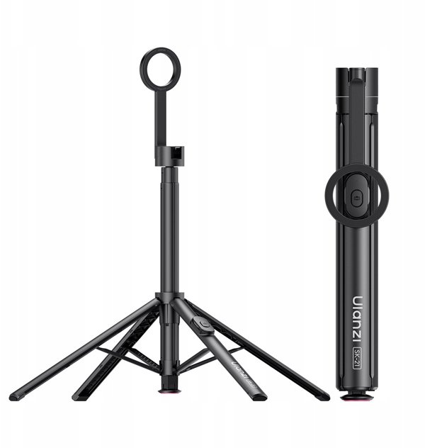 Selfie stick Ulanzi Statyw Auto-open 180cm + Kijek Selfie Stick Magsafe Magnes Pilot 10m Ulanzi / Sk21 / Sku: M103