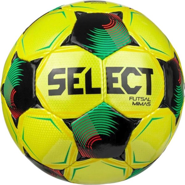 Select Piłka nożna Futsal Mimas v26 FIFA Basic żółto-czarna-zielona 200954 310022 4