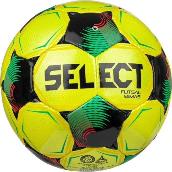 Select Piłka nożna Futsal Mimas v26 FIFA Basic żółto-czarna-zielona 200954 310022 4