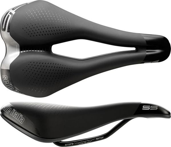 Selle Italia Sport S 5 Superflow L Σέλα Ποδηλάτου, Fec Alloy, Gel, Μαύρο