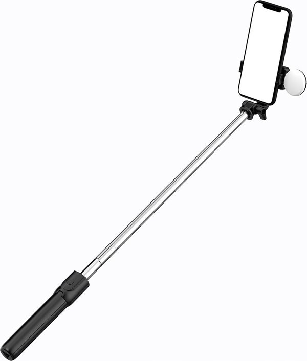Selfie Stick Hurtel WR1YXS με Τηλεσκοπικό Τρίποδο και Φωτισμό