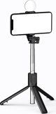 Selfie Stick Hurtel WR1YXS με Τηλεσκοπικό Τρίποδο και Φωτισμό