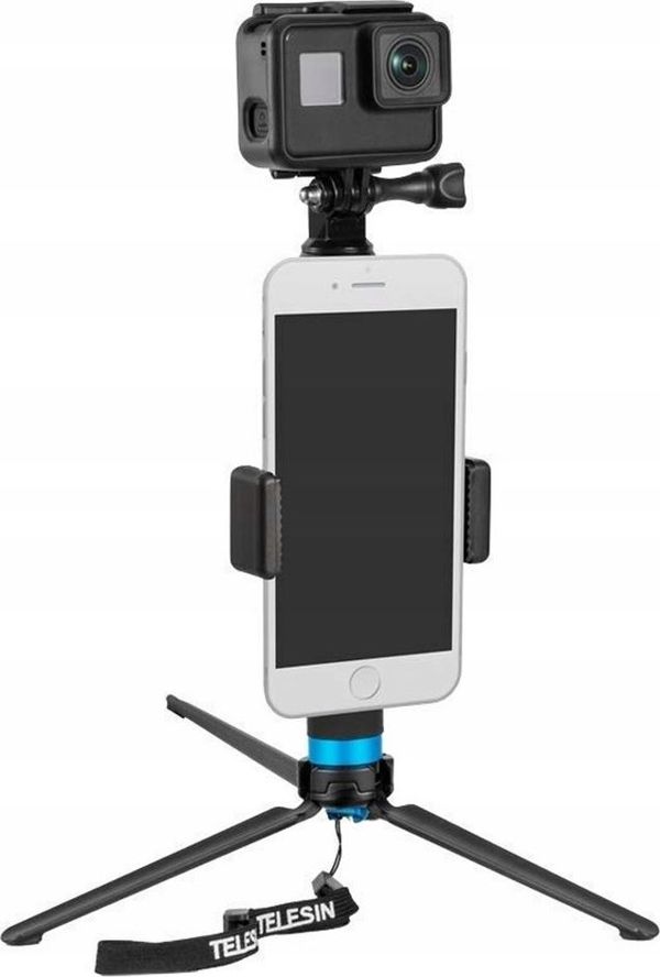 Telesin Selfie Stick GP-MNP-090-D για Action Cameras, 1000g Αντοχή Φορτίου