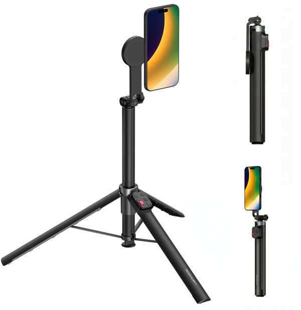 Ulanzi Selfie Stick με Τρίποδο 1,76m, Μαγνητική Βάση MagSafe για Smartphone και Τηλεχειριστήριο - K1L-C