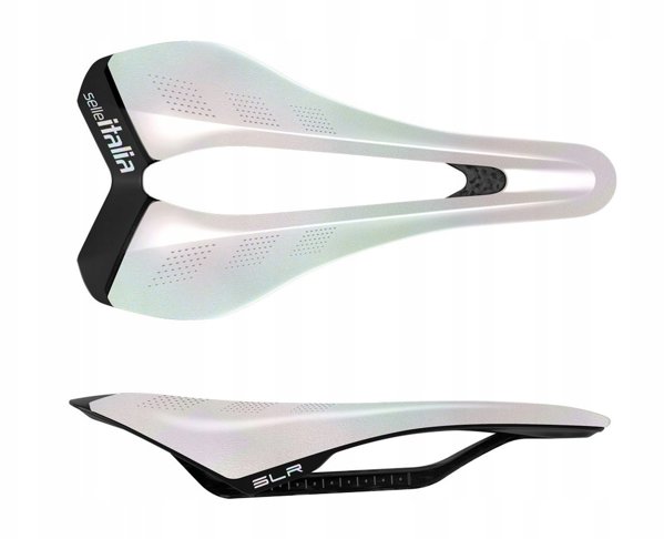 Selle Italia SLR Carbon SE Ποδηλατική Σέλα, Opal White, Large, 122g