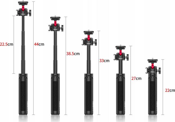 Ulanzi MT-16 Τρίποδο & Selfie Stick 3 σε 1 για Smartphone και Κάμερες με Ball Head και Cold Shoe