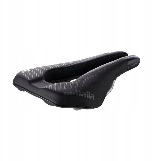 Selle Italia WATT GEL SUPERFLOW TI 316 Σέλα Ποδηλάτου, Tube 7, Duro-Tek, Μαύρο