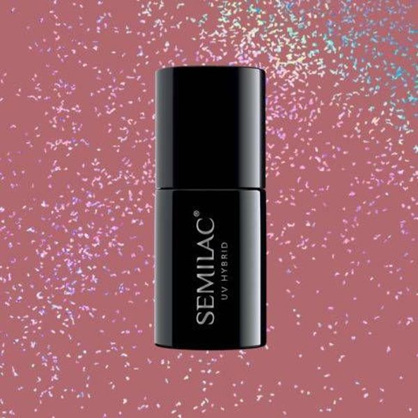 Semilac Ημιμόνιμο Βερνίκι Νυχιών 321 Shimmer Dust Caramel, 7 ml