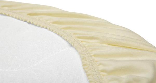 Sensillo Σεντόνι Jersey για Καρότσι Κρεμ 35x75