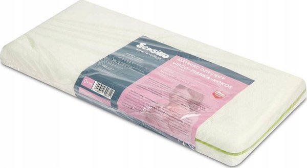 Sensillo MATERAC VISCO-PIANKA-KOKOS 90 X 40 ALOE VERA