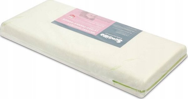 Sensillo MATERAC Materac lateksowo-piankowo-kokosowy 90 X 40 ALOE VERA