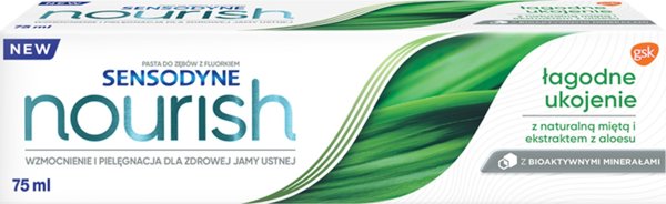 SENSODYNE_Nourish Gently Soothing Toothpaste απαλή καταπραϋντική οδοντόκρεμα 75ml