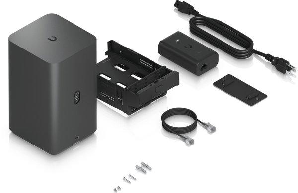 Serwer plików Ubiquiti UNAS-2-B 4 GB 2 zatoki Czarny