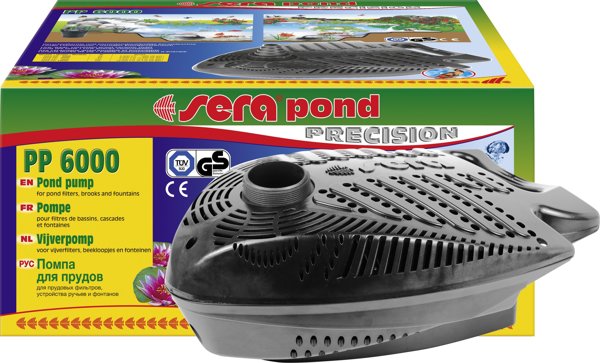 Sera Pond PP 6000 Αντλία Νερού Λιμνών 6000 l/h, 65W, Μαύρη