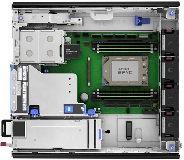 Serwer HP HPE ProLiant DL145 Gen11 8024P 2.4GHz 8c 1P 1x32GB-R 2SFF NS204i-u NC BCM5719 2x1000W PS EMEA Server serwer 0 GB Rack (2U) AMD EPYC 2,4 GHz 32 GB DDR5-SDRAM 1000 W