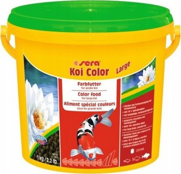 Sera Koi Color Nature Medium 3,8l (1300g) - Ενισχυμένη Τροφή για Koi άνω των 25cm (4mm)