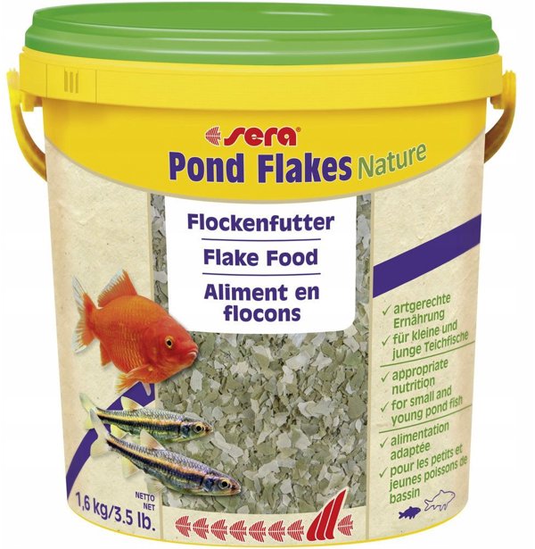 Sera Pond Flakes 10l - Τροφή σε Νιφάδες για Ψάρια Λιμνούλας