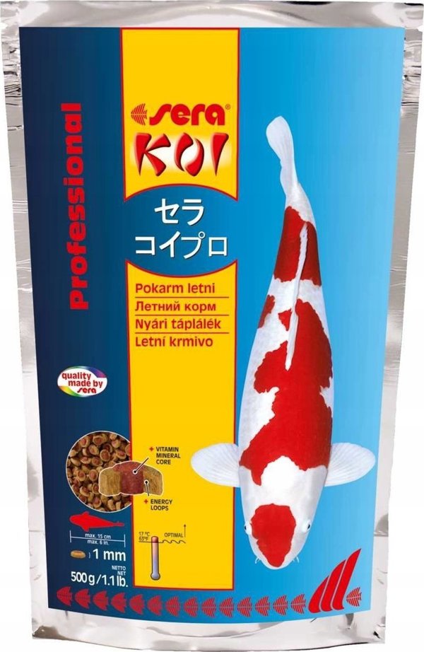 Sera Koi Professional Summer Food Τροφή Για Ψάρια Λίμνης 500g