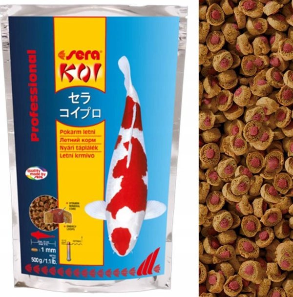 Sera Koi Professional Summer Food Τροφή Για Ψάρια Λίμνης 500g