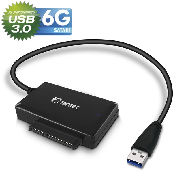 Serwer plikow Fantec FANTEC USB 3.0 SATA 6G Adapter DOCK SSD HDD black