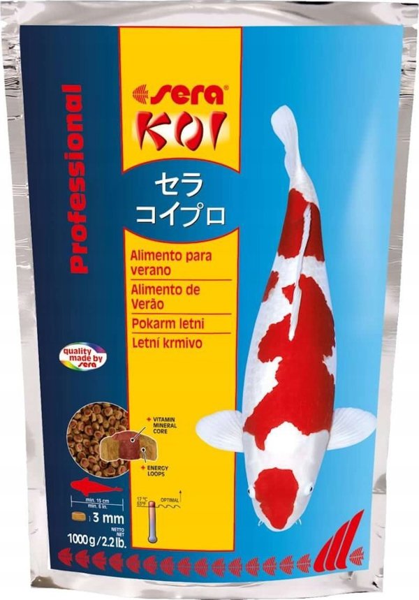 Sera Koi Professional Spring/Autumn Food Τροφή για Ψάρια Koi, 1kg