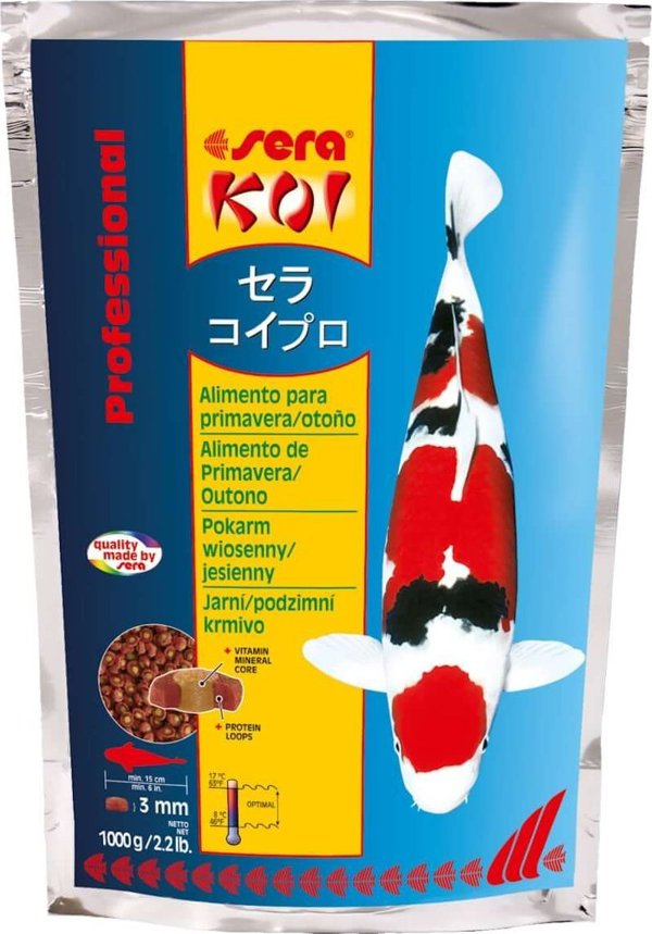 Sera Koi Professional Spring/Autumn Food Τροφή για Ψάρια Koi, 1kg