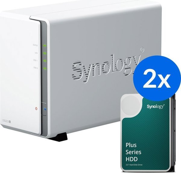 Synology DS223j 2-θέσιος NAS Server