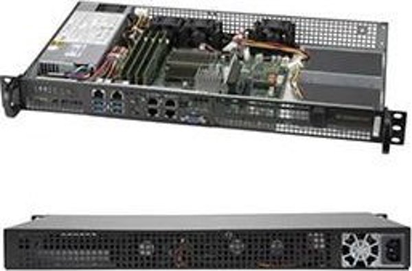Serwer SuperMicro Supermicro Barebone SuperServer 1U Intel Atom C3958 (16C/16T) 2 GHz SYS-5019A-FN5T