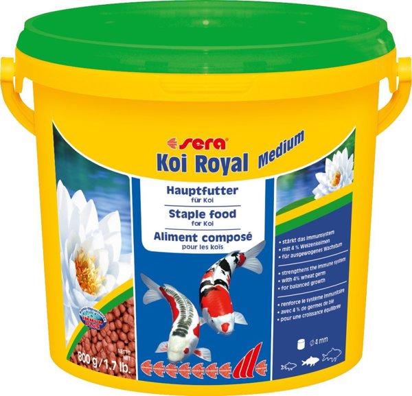 Sera Koi Royal Medium Τροφή για Ψάρια Λίμνης, Κοκκώδης, 3.800ml