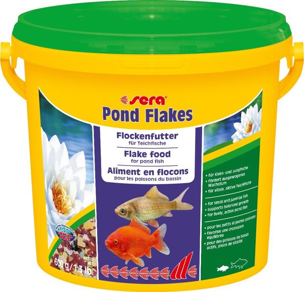 Sera Pond Flakes Τροφή Για Ψάρια Λιμνής, 3800ml