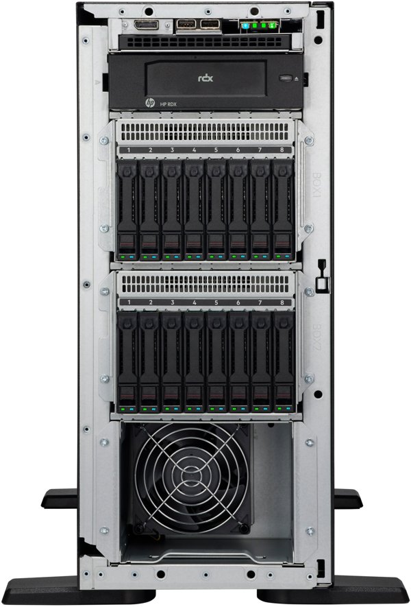 Serwer HPE HPE ProLiant ML110 Gen11 4514Y 2.0GHz 16c 1P 2x32GB-R 8SFF MR408i-o 2x480GB SSD 2x1000W PS EU Server serwer 960 GB Tower (4.5U) Intel Xeon Silver 2 GHz 64 GB DDR5-SDRAM 1000 W