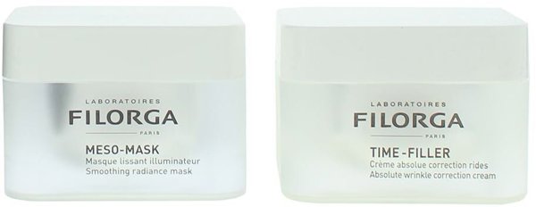 Set Filorga: Time-Filler, Anti-Wrinkle, Cream, For Face, 50 ml + Meso-Mask, Anti-Wrinkle, Cream Mask, For Face, 50 ml For Women