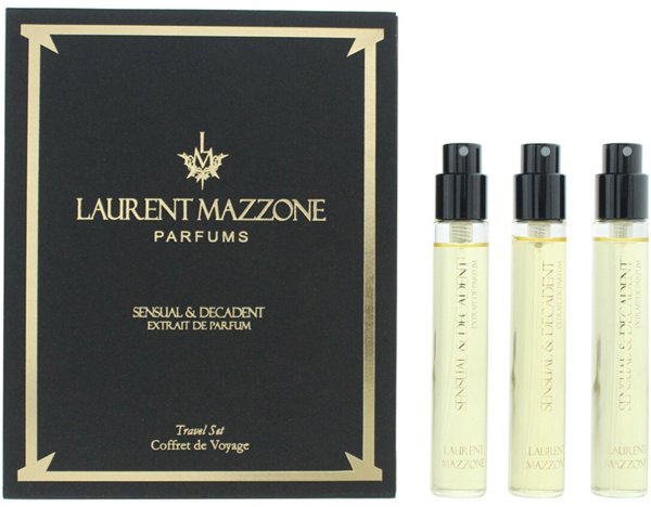 Set Trio, Laurent Mazzone, Sensual & Decadent, Extrait De Parfum, Unisex, 3 pcs, 15 ml Unisex