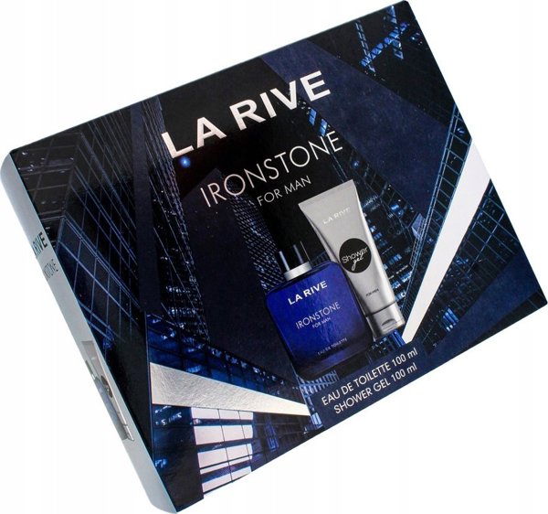 SET LA RIVE Ironstone Men EDT spray 100ml + SHOWER GEL 100ml