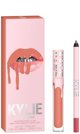 Set Kylie Cosmetics: By Kylie, Liquid Lipstick, 801, Queen, 3 ml + By Kylie, Pencil, Lip Liner, Queen, 1.1 g For Women